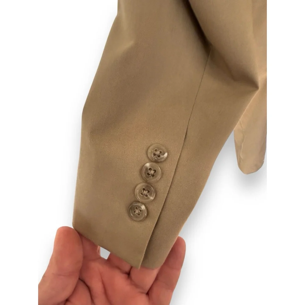 Vtg 346 Brooks Brothers Blazer Sport Coat Mens Beige 44L